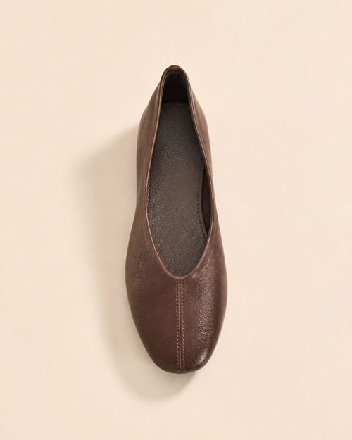 Ballerines Élégance — Noir, Bordeaux & Marron Chocolat
