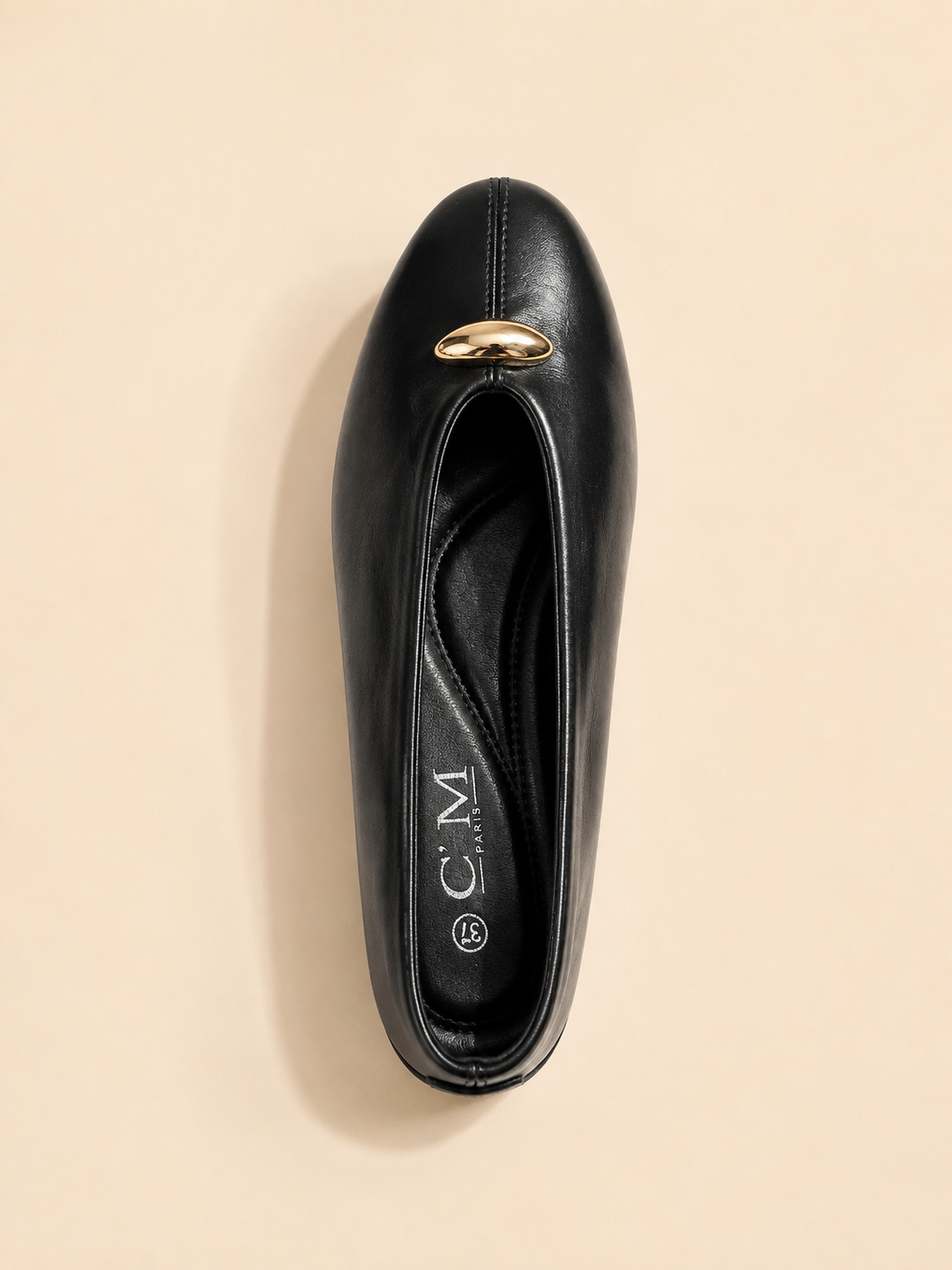 Ballerines Sofia – Détail Doré.