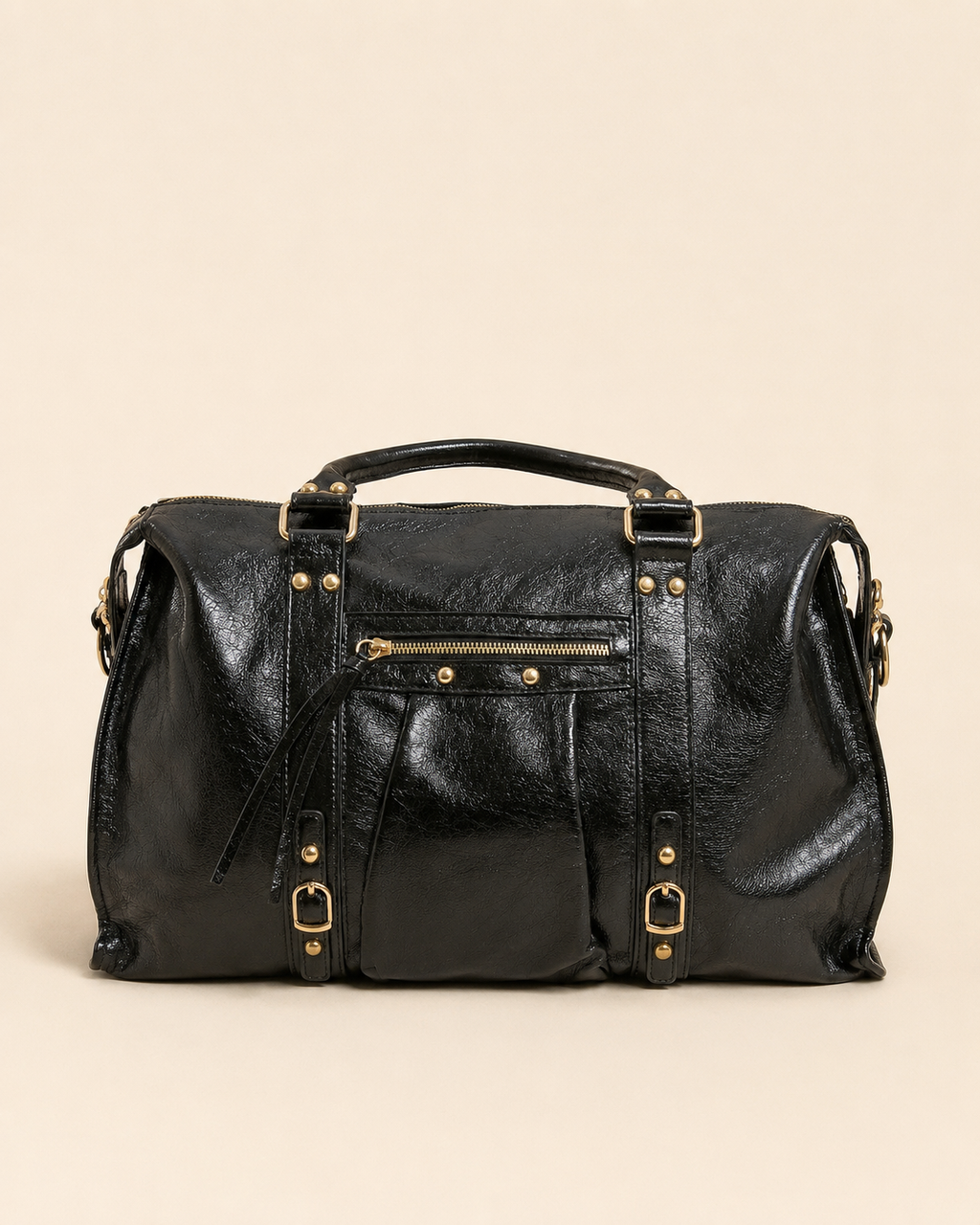 Sac de Cours Élégance Noir – Grand Format
