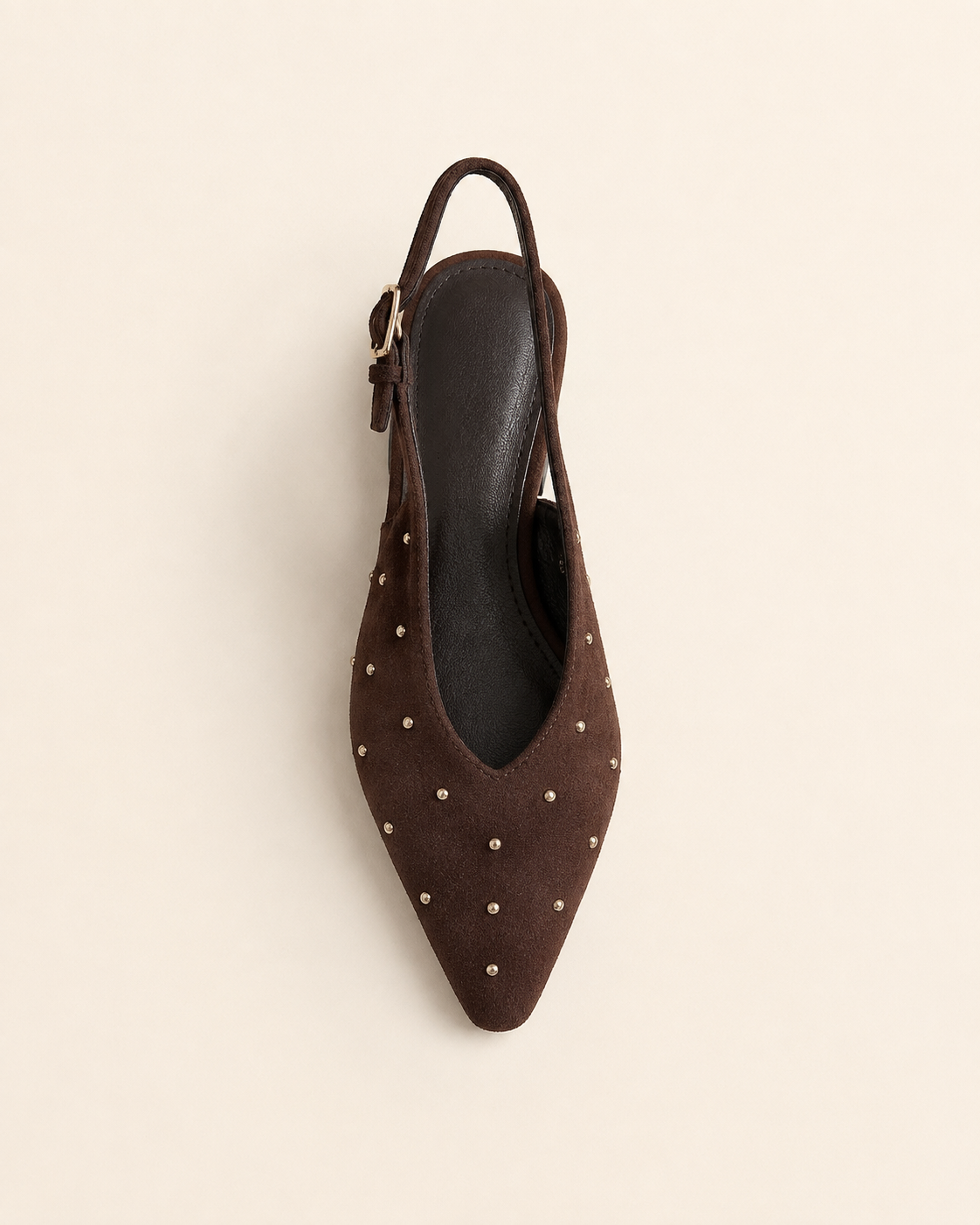 Ballerines Slingback Cloutées