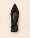 Ballerines Slingback Cloutées