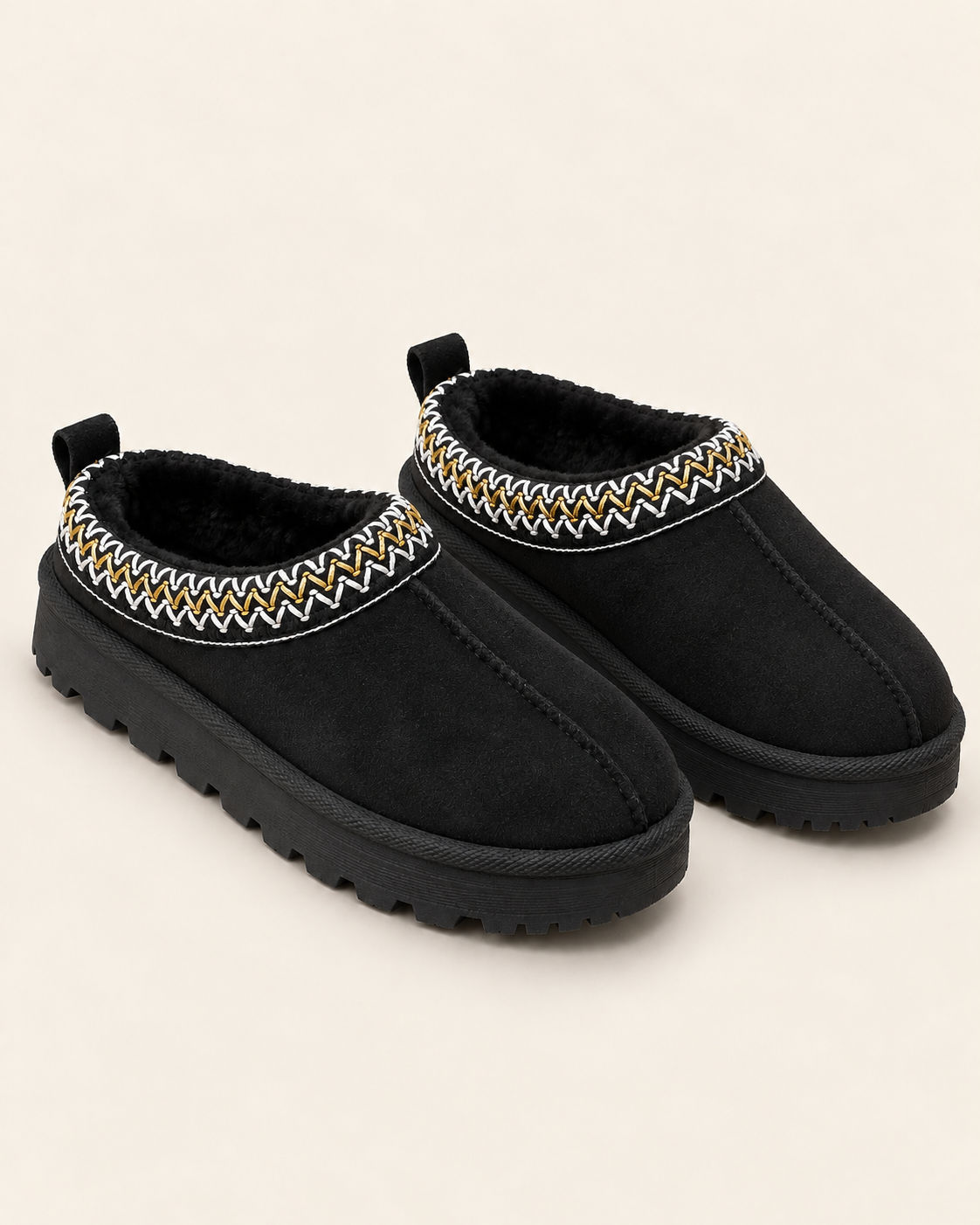 UGG fourrées à semelle plateforme